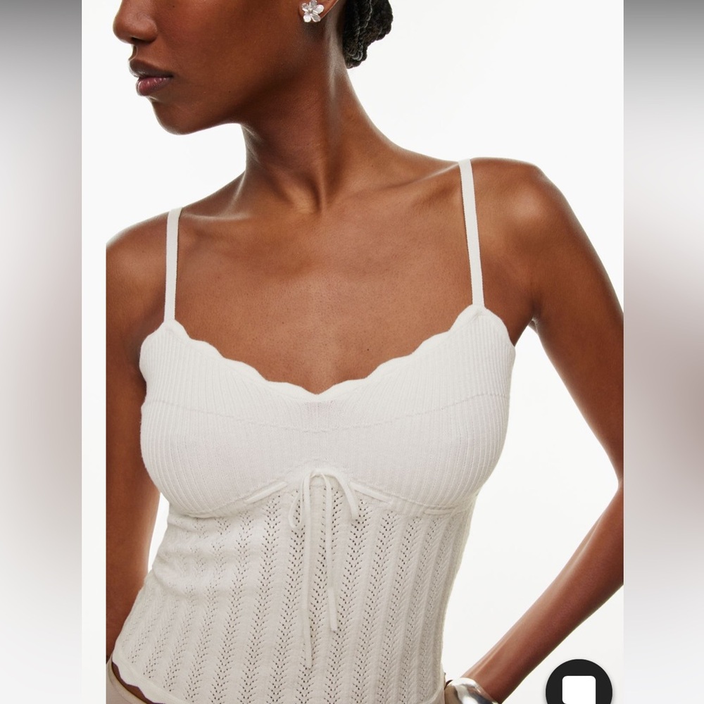 ARITZIA WILFRED SOLOIST TOP IN LIGHT BIRCH - Picture 6 of 6